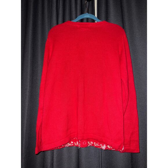 Ugly Christmas Sweater Cardigan Xmas Size Small - Picture 3 of 3